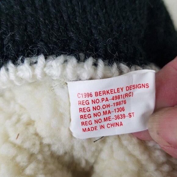 Berkeley Designs white plush Bear 5-Jointed with Boo blue Sweater‎ NWT 10" - Picture 12 of 13